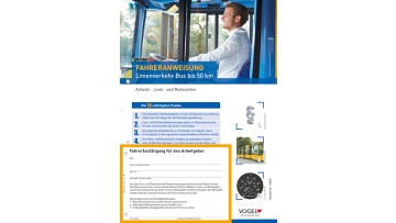 Fahreranweisung Linienverkehr Bus bis 50 km