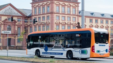 Elektro-Linienbus in Mannheim