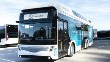 Caetano Bus, Wasserstoffbus, Toyota, Brennstoffzelle, H2.City Gold