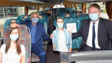 Hafenbus Bremerhaven_Pappaufsteller
