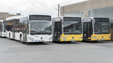 Busse im Depot 