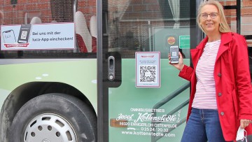 Omnibusbetrieb Kottenstedte setzt luca-App ein