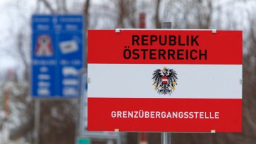 Grenzübergang Österreich Österreichische Grenze