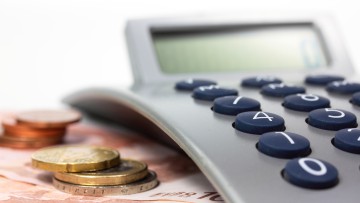 Taschenrechner und Geld