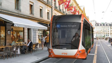 Trolleybus, Oberleitung, Genf, lighTram, Hess