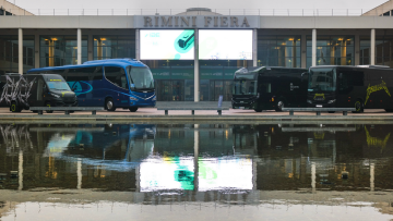 IBE 2026 in Rimini: Busmesse mit breitem Herstelleraufgebot