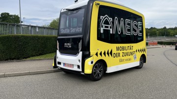 Autonomer Shuttle "Ameise" vom Fraunhofer IAO