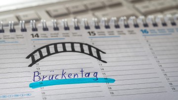 Gleittag, der in einem Kalender eingetragen ist