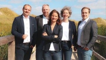 Führungsteam der Tourismus-Zentrale St. Peter Ording