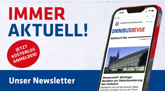 Besser informiert mit dem Newsletter für die Bus-Branche!