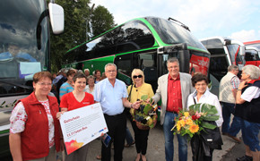 11.111ster Reisebus auf der BUGA Koblenz 2011 11.111ster Reisebus auf der BUGA 2011