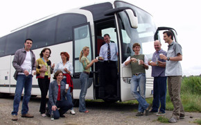 Reisebus, Busreise, Pause