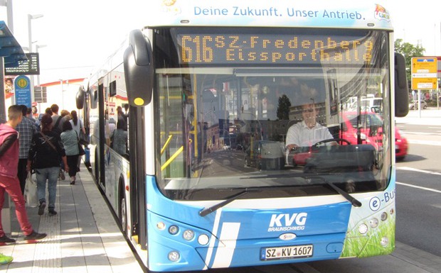 Elektrobusse, KVG Braunschweig