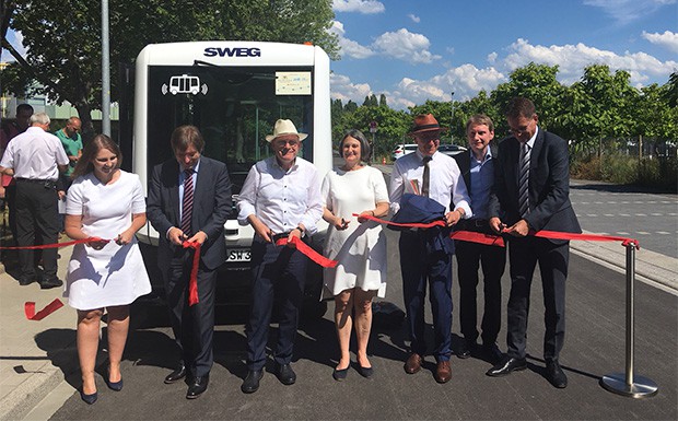SWEG Autonomer Bus Eröffnung