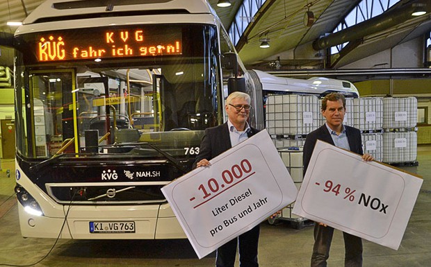 Hybridbusse, KVG