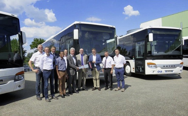 Daimler: 17 Setra für LK Kunegel 