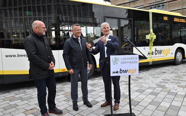 Schnellbuslinie Mercedes-Benz Hybrid_Göppingen