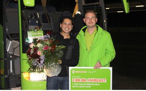 MeinFernbus freut sich über zwei Millionen Fahrgäste