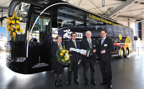 5.000ster Tourismo der zweiten Generation geht an Omnibus Hauser