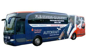 Autokraft fährt weiterhin Flensburger Handballer