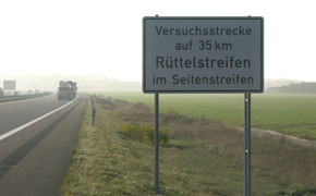 Rüttelstreifen für die Sicherheit Rüttelstreifen für die Sicherheit