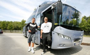 Basketballer fahren Starliner