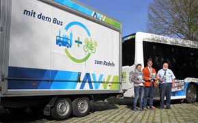 AVV-Fahrradbus geht in Betrieb