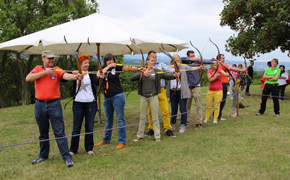 Service Reisen Giessen Bogenschießen Kundenevent