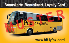 Publicexpress startet Bonusprogramm für Fahrgäste