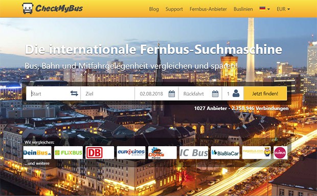 CheckMyBus erhält 1,4 Millionen Euro Investment