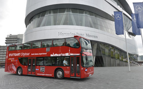 Mercedes Doppeldecker Prototyp Stuttgart