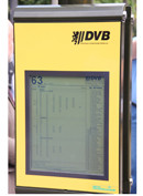 Elektronischer Fahrplanaushang