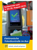 EVAG testet elektronische Ticketkontrolle im Bus Elektronische Ticketkontrolle der EVAG