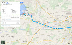 Google Maps GVH Routenplanung