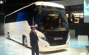 Premiere in Kortrijk: Der Scania Touring Premiere in Kortrijk: Der Scania Touring