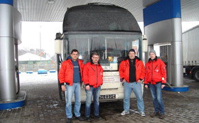 Europewide Travel half beim Weihnachts-Konvoi in die Ukraine
