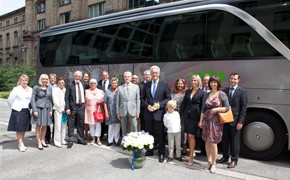 LBO-Delegation zu politischen Gesprächen in Berlin