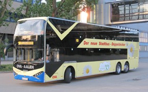 OVA nimmt Viseon Doppeldecker in Betrieb Viseon LDD14