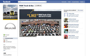 Facebookseite von MAN