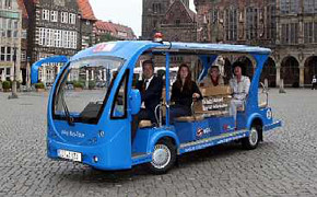 Per Elektro-Minibus durch die Bremer Innenstadt Minibus Bremen