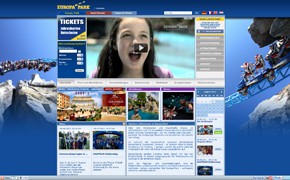 Neues Homepage des Europa-Park