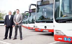 Zuwachs für die Fahrzeugflotte der SWB Bus und Bahn Neue Citaros der SWB Bus und Bahn