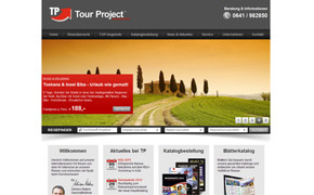 Neue Homepage von Tour Project
