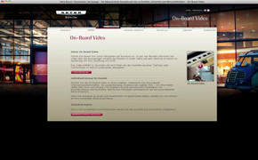 Setra bietet individualisierte On-Bord-Videos an On-Bord-Video Setra