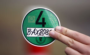 Grüne Feinstaub-Plakette