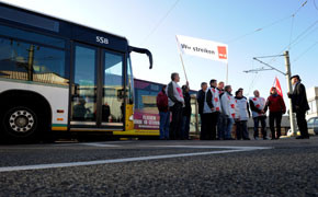 Streik, Busfahrer, Verdi, Baden-Württemberg