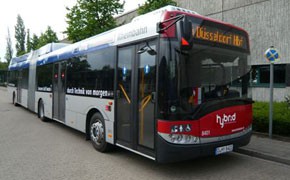 Rheinbahn bestellt weitere fünf Hybrid-Busse