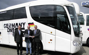 Scania fährt zur Eishockey-WM