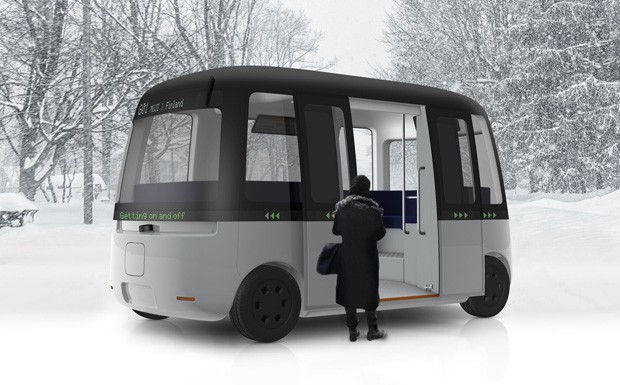 Erster autonomer Pendelbus der Welt