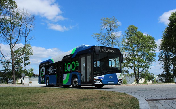 Estland: Testfahrten mit Solaris Urbino 12 electric